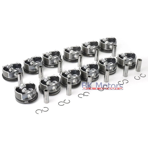 Engine Pistons with Rings 12cyl Set For Mercedes-Benz CL600 S600 W221 5.5T V12 - Picture 5 of 5