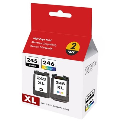 PG-245XL CL-246XL Ink Cartridge for Canon PIXMA MG2522 TS3122 TS3322 MX490 MX492