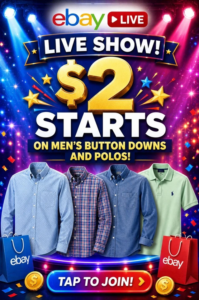 Big Dreams Men's Button Downs and Polos - $2 Starts