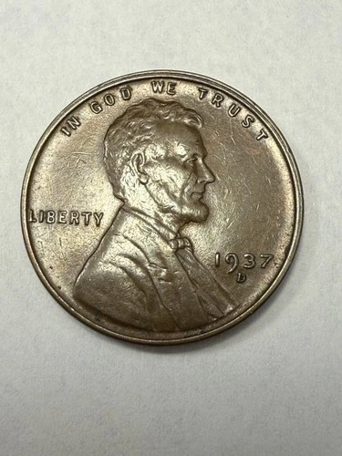 * 1937-D LINCOLN CENT- AU+  (UPGRADE THAT SPOT IN YOUR SET)  PRICED TO SELL*