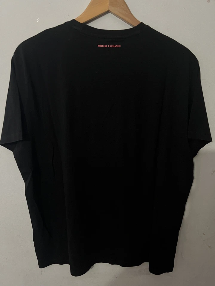 ARMANI EXCHANGE A|X Men Regular Fit Logo Crewneck Cotton Graphic Tee New - Image 4 of 4