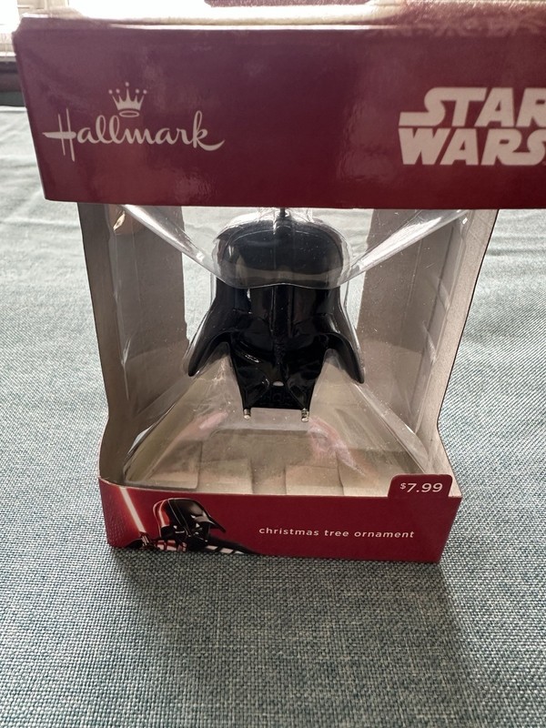 Hallmark 2017 Star Wars Darth Vader Helmet Ornament for Christmas Tree Decor