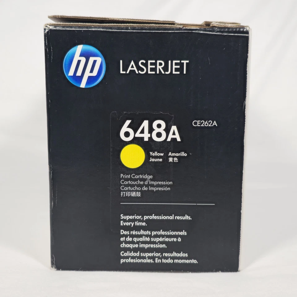 Genuine HP 648A Yellow Toner for LaserJet CE262A CP4025, CP4525 - Image 4 of 4