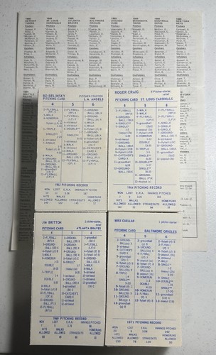 Jeu De Société Vintage Strat-O-Matic Baseball 1962, Avec Mickey Mantle Et Plus