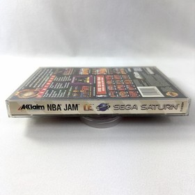 NBA Jam T.E. for Sega Saturn - CIB Complete in Box + Reg Card EXCELLENT DISC