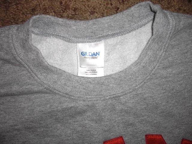 MIAMI OF OHIO Redhawks embroidered gray Sweatshirt men's Medium - Image 3 of 4