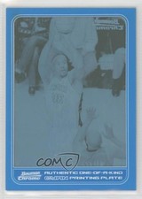 2006 Bowman Draft Picks & Stars Printing Plate Cyan 1/1 Rasheed Wallace #103 2b6