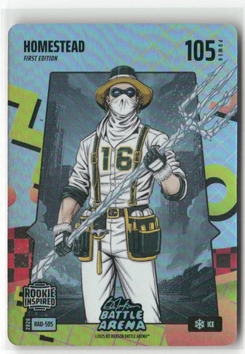 2026 Bo Jackson Battle Arena #RAD-505 Nick Kurtz HOMESTEAD 80\'s Rad Battlefoil