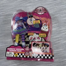 Kuu Kuu Harajuku Rainbow Unicorn Fashion Pack Doll Clothes NEW In Package
