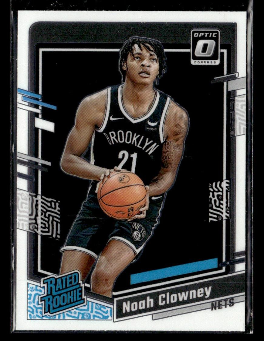 2023-24 Donruss Optic #205 Noah Clowney Rookie Card Brooklyn Nets