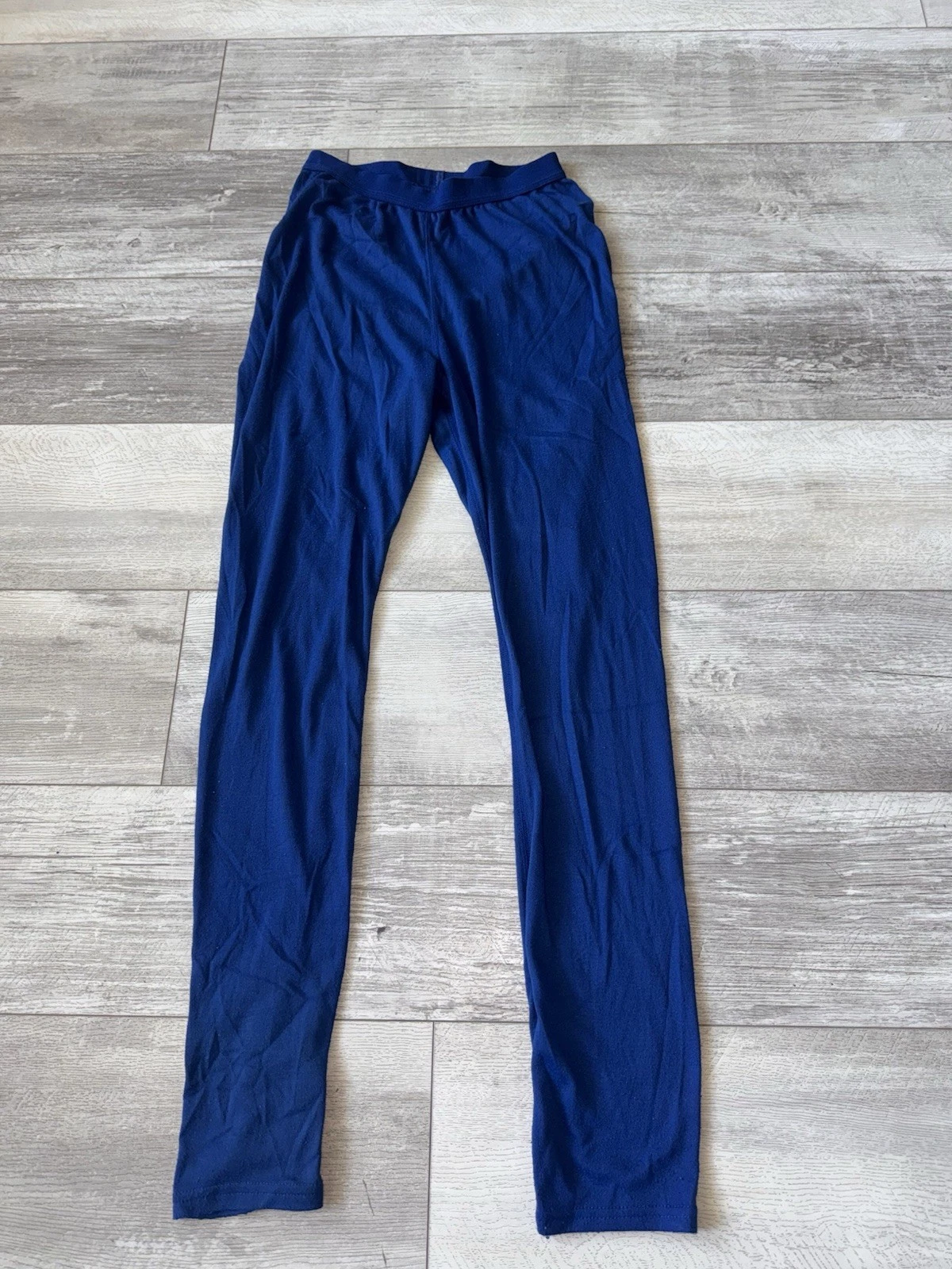 Patagonia Capilene Pants Base Layer Medium Warm Outdoors Hiking Blue Fleece USA