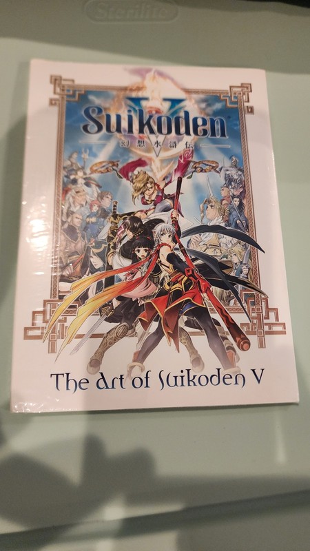 The Art of Suikoden V Art Book & Music CD Sealed Konami Official PS Retail Promo