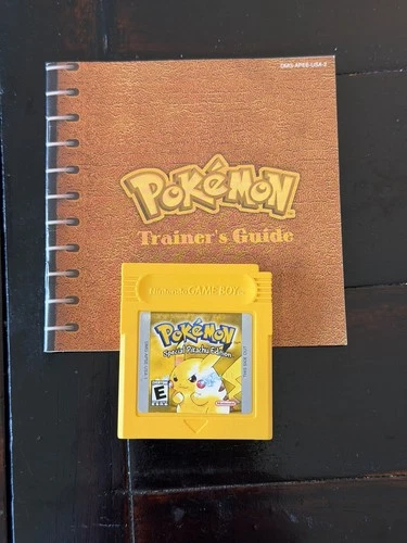 Pokémon Yellow for Game Boy Color, Working with Manual