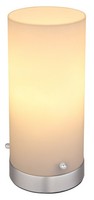Globo Cyli Tischleuchte Metall Nickel Matt, 1X E14 Led, 24 Cm, Warmweiß, 320 Lm,