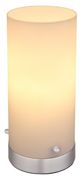 Globo Cyli Tischleuchte Metall Nickel Matt, 1X E14 Led, 24 Cm, Warmweiß, 320 Lm,-image