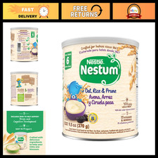 Instant Infant Cereal - Oat, Rice Prune - 9.5 oz Canister - Baby Food Pack
