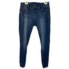 Torrid size 12 Jeans Denim Jegging Pants Blue Mid Rise Pockets Flawed