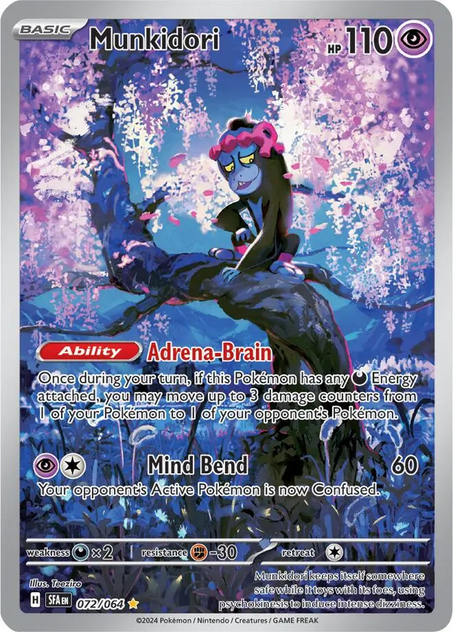 Munkidori - Pokemon Shrouded Fable #72 NM