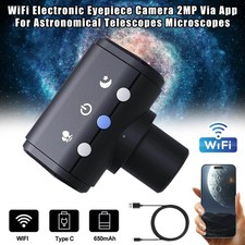 WiFi Electronic Eyepiece Camera 2MP Via App For Telescopes Microscopes