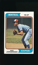 1974 Topps #549 Mike Jorgensen * 1st Base-Outfield * Montreal Expos * NM-MT *