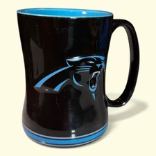 Boelter Brands Carolina Panthers NFL Black & Blue Mug Cup