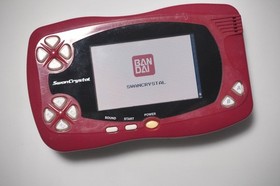 Wonder Swan Crystal handheld console red Japan WondeSwan system US Seller