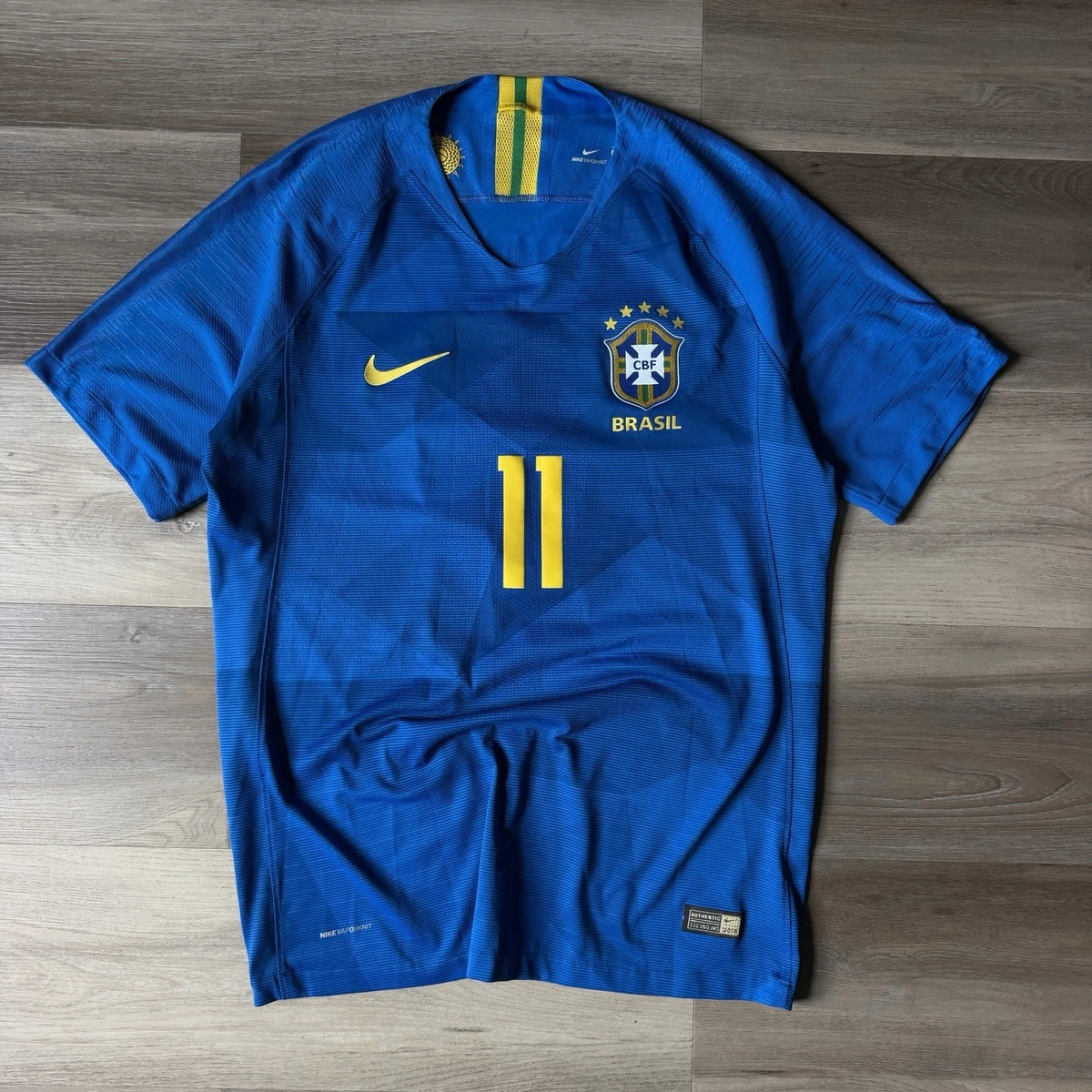 Nike Brazil Blue National Team Soccer Fan Apparel & Souvenirs for