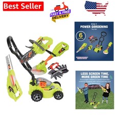 Child-Safe 6-Piece Power Gardening Set - Encourages Outdoor Exploration for Kids