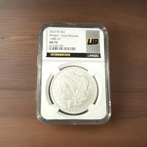2023 Fiji Morgan Silver Dollar 1886 CC NGC MS70 | Early Release Ultra Breaks