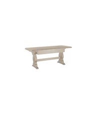 Tavolo Fratino Allungabile In Legno pino bianco anticato 180x90x80.