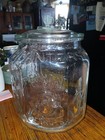 Antique PLANTERS Mr. PEANUT Pennant 5 cent JAR Candy Store With Label  — photo 7
