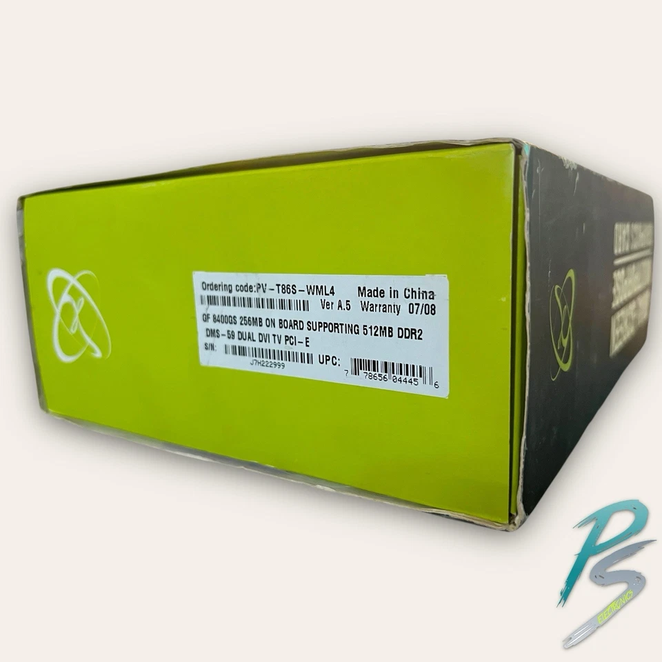 XFX GeForce 8400GS 256MB DDR2 DMS-59 Dual DVI TV PCIe Graphics Card (PVT86SWML4) - Image 4 of 4