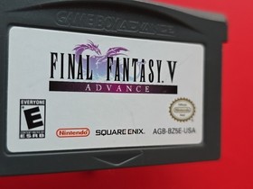 Final Fantasy V 5 Game Boy Advance Nintendo GBA Authentic Saves RPG Handheld