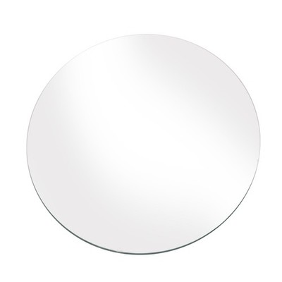 SSWBasics Glass Round Clothing Rack Topper (30  diameter tempered glass )