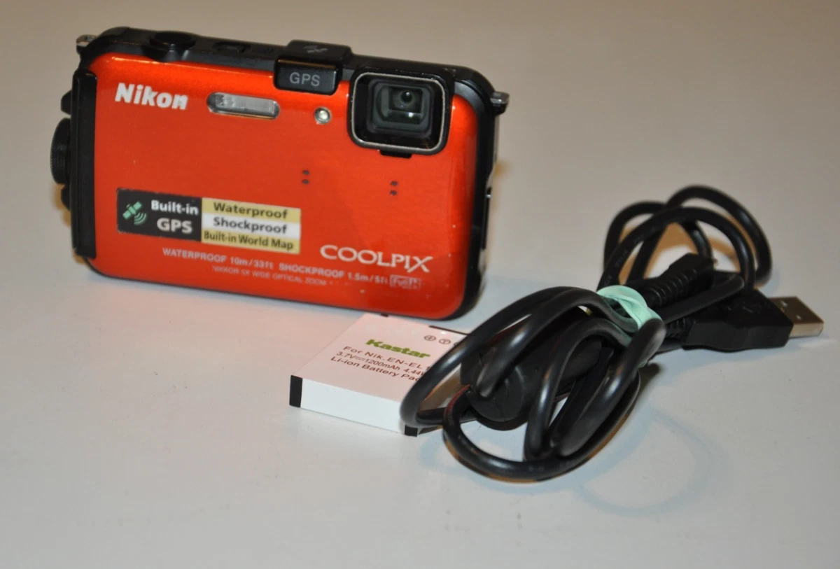 Preços baixos em Câmeras digitais Nikon Coolpix AW100 Impermeável