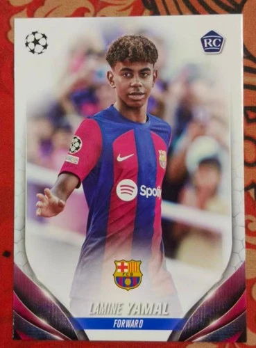 Lamine Yamal 2023-24 Topps UEFA Club Competitions Image Variation RC SP #64