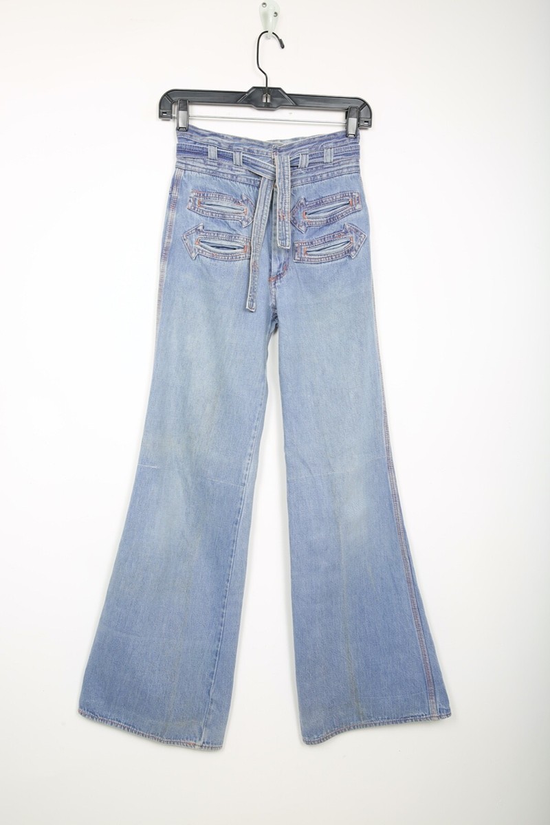N’est Ce Pas ARROW Jeans 70s Bellbottom Pants Hippie Hippie Boho Woodstock