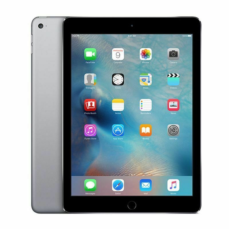 Apple iPad Air 2 64GB, Wi-Fi, 9.7in - Space Gray - Good