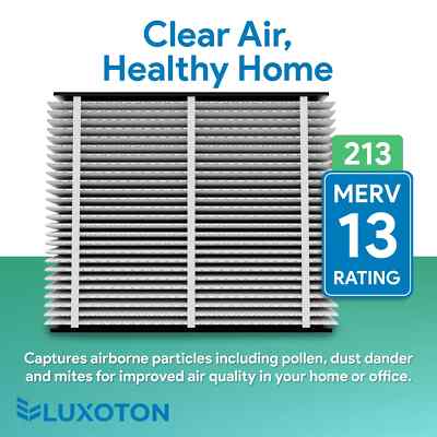 LUXOTON for AprilAire 213 Replacement Filter - 2 Pack Collapsible Furnace Filter