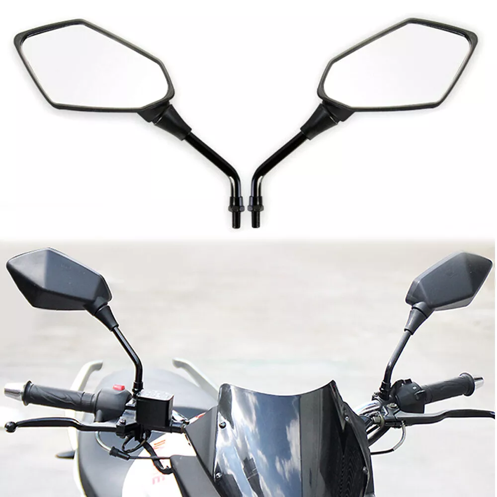 Universal Motorcycle Mirror Scooter Side Rear Rearview Mirrors 10mm Street Bike
