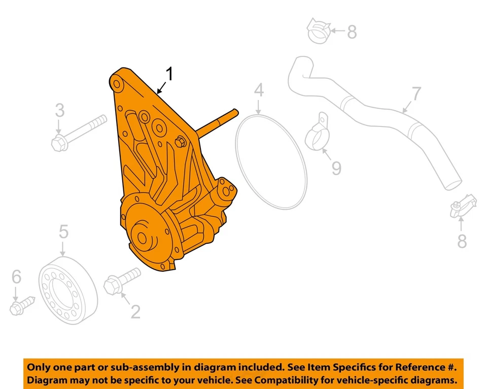 Bomba de vacío usada se adapta a: Nissan Titan XD 2018 5,0 L diésel grado A Foto 3 de 4