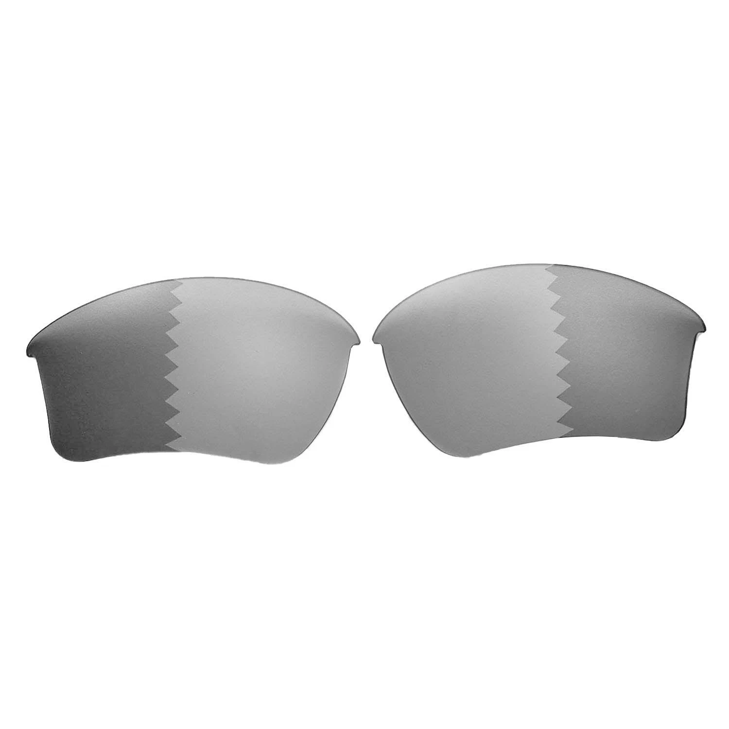 Walleva Polarized Transition/Photochromic Lenses For Oakley Half Jacket 2.0 XL