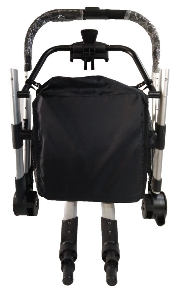 Bebelove Limited Edition 2 in 1 Bassinet Stroller in Gray/Blue - Image 3 of 4