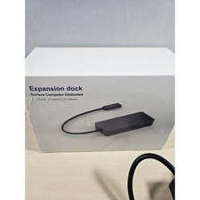 Magnetic Docking Station for Microsoft Surface Triple Display with Power Supply