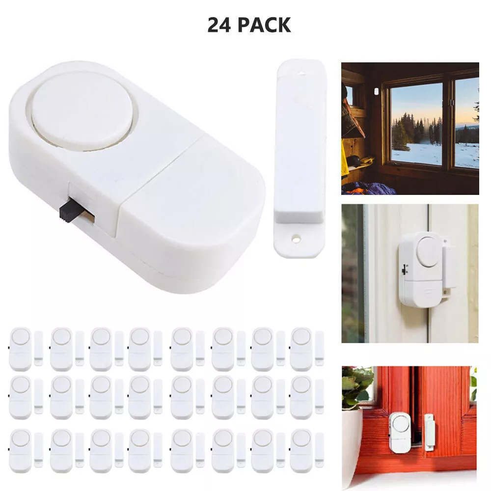 24 Pack Home Safety Wireless Alarm System Burglar Security Door