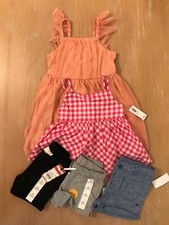 New Cat  Jack, Others Toddler Girls Clothing Lot of 5 1 Used Size 4T