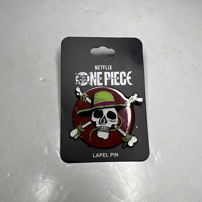 Netflix Live Action One Piece Straw Hat Pirates Symbol Enamel Pin NEW