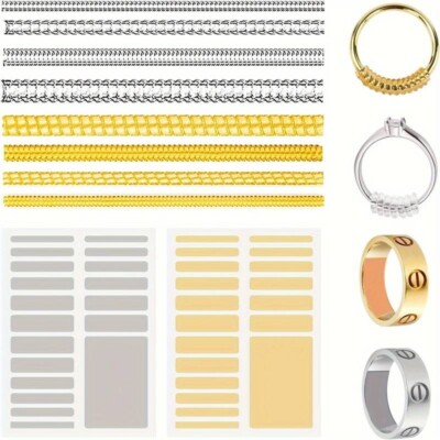 Ringverkleinerer Set, 22-teilig, Unsichtbarer Ringgrößenversteller, Ring Set