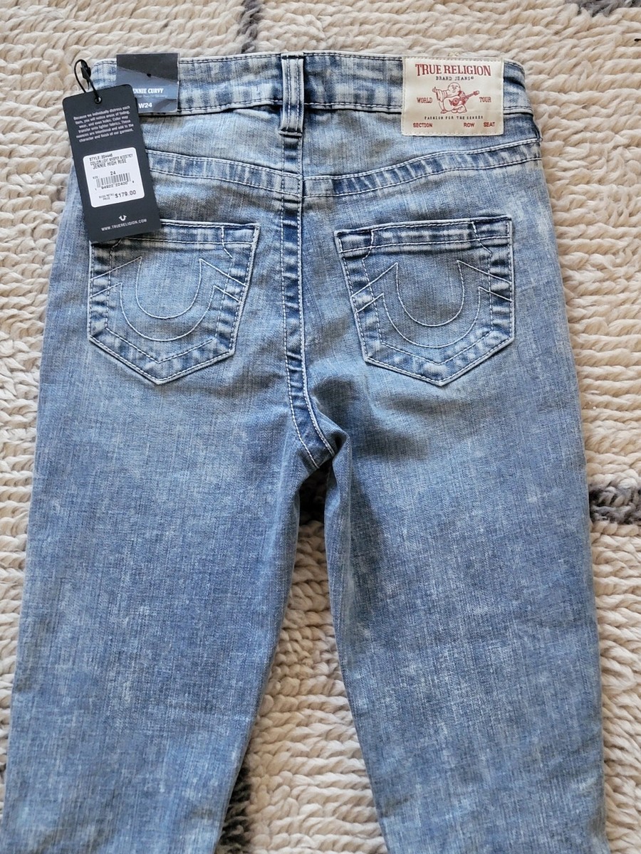 TRUE RELIGION デニム ジーンズ 24インチ True Religion - トゥルーレリジョン ブラックジーンズ 24インチ