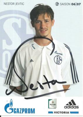 Nestor Jevic - Schalke 04 - Saison 2006/2007 - Autogrammkarte - GAZPROM 